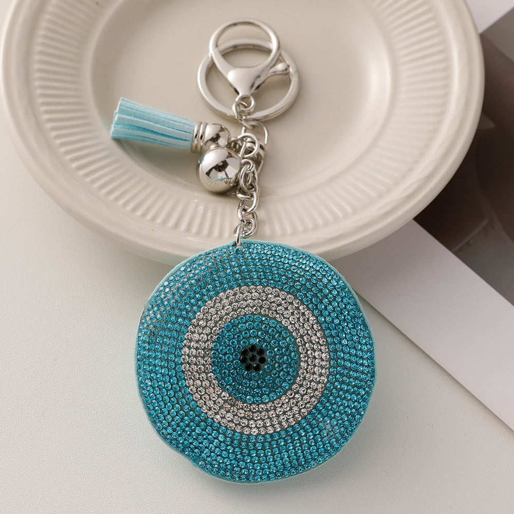 Wholesale Hot Diamond Devil's Eye Keychain